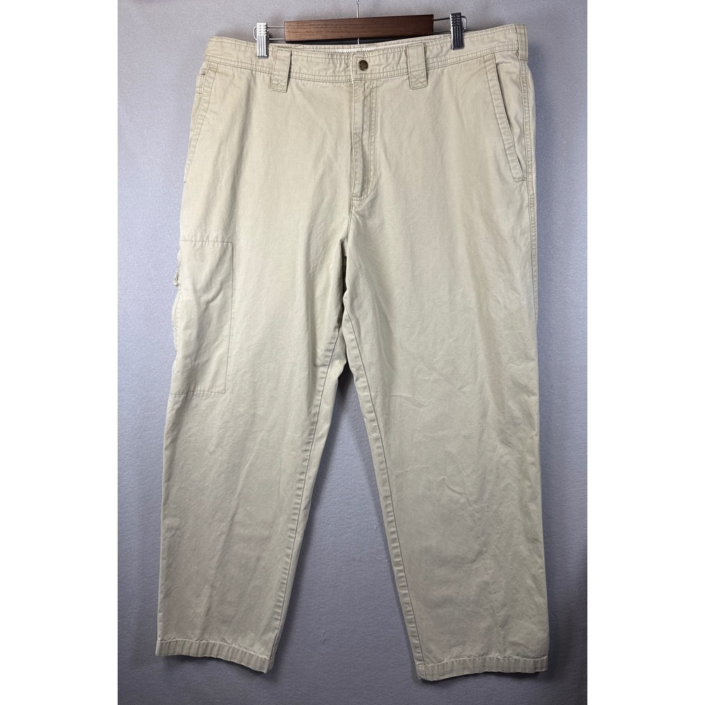 Columbia Cargo Pants Outdoor Hiking Utility Casual Beige Mens‎ Size 40 X 32 Camp